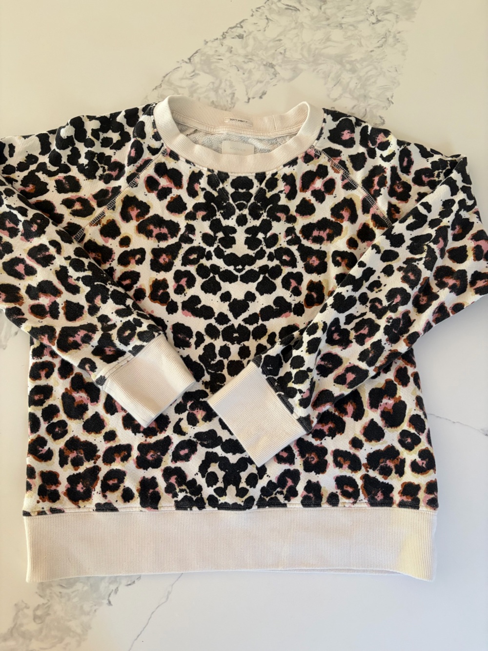 MOTHER Leopard Sweatshirt S